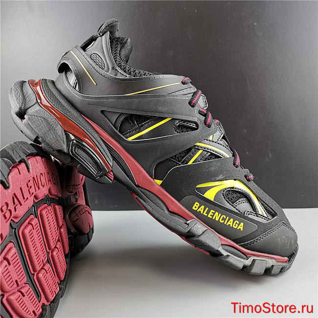Ba1enc1age Track Trainers Black Bordeaux 542023W1GB16162 - 1