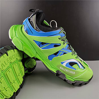 Ba1enc1age Track Trainers Green Blue 542023W1GB8