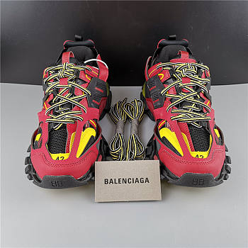 Ba1enc1age Track Trainers Burgundy Black 542023W1GB86575