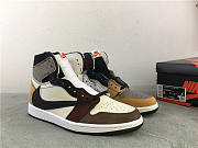 The Shoe Surgeon x Air Jordan 1 High 'Travis Scott Earth Tone Scrap Leather' - 5