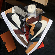 The Shoe Surgeon x Air Jordan 1 High 'Travis Scott Earth Tone Scrap Leather' - 3