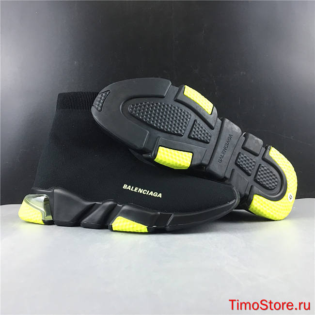 Ba1enc1age Speed Clear Sole Sneaker Black/Yellow/Fluo 360-517319W07U01007 - 1