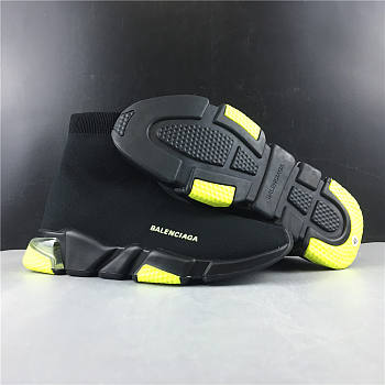 Ba1enc1age Speed Clear Sole Sneaker Black/Yellow/Fluo 360-517319W07U01007