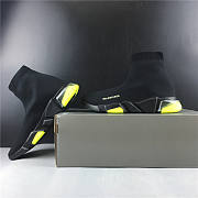 Ba1enc1age Speed Clear Sole Sneaker Black/Yellow/Fluo 360-517319W07U01007 - 6