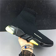 Ba1enc1age Speed Clear Sole Sneaker Black/Yellow/Fluo 360-517319W07U01007 - 5