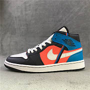 Nike Air Jordan 1 Mid Tri Color Ribbons CV4891-001 - 4