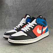 Nike Air Jordan 1 Mid Tri Color Ribbons CV4891-001 - 5