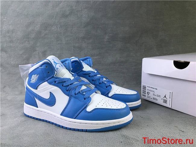 Nike Air Jordan 1 Retro Mid UNC 554724-106 - 1