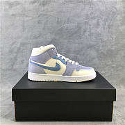 Nike Air Jordan 1 Mid Mixed Textures Blue DA4666-100 - 1