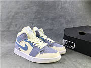 Nike Air Jordan 1 Mid Mixed Textures Blue DA4666-100 - 5