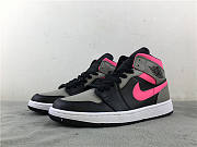 Nike Air Jordan 1 Mid Pink Shadow 554724-059 - 3