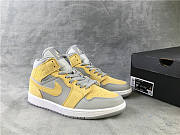 Nike Air Jordan 1 Mid Mixed Textures Yellow DA4666-001 - 2