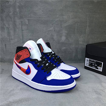 Nike Air Jordan 1 Mid Multi-Color Swoosh 852542-146