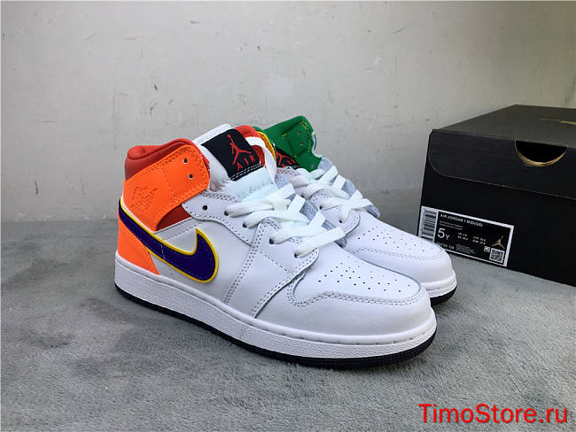 Nike Air Jordan 1 Mid Alternate Multi-Color 554725-128 - 1