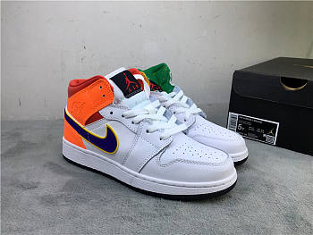 Nike Air Jordan 1 Mid Alternate Multi-Color 554725-128