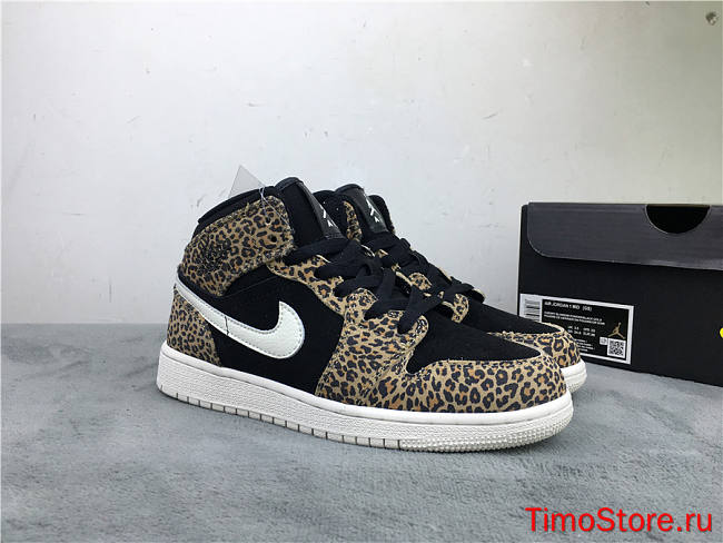 Nike Air Jordan 1 Mid SE Leopard BQ6931-021  - 1