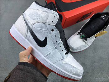 Nike Air Jordan 1 Mid SE Fearless Edison Chen CLOT CU2804-100