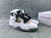 Nike Air Jordan 4 Retro Lucid Green Rasta AQ9129-100  - 1