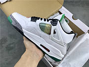 Nike Air Jordan 4 Retro Lucid Green Rasta AQ9129-100  - 2
