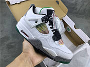 Nike Air Jordan 4 Retro Lucid Green Rasta AQ9129-100  - 3