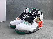 Nike Air Jordan 4 Retro Lucid Green Rasta AQ9129-100  - 6
