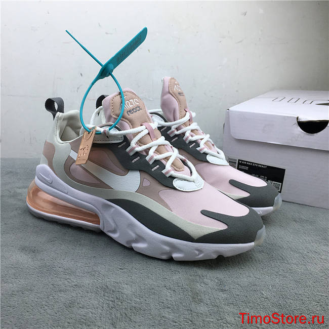 Nike Air Max 270 React Plum Chalk Stone Mauve CI3899-500 - 1