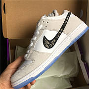 D1or x Nike SB Dunk Low Pro Wolf Grey/White-Sail BQ6817 002 - 6