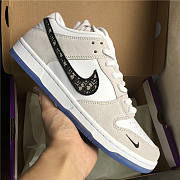 D1or x Nike SB Dunk Low Pro Wolf Grey/White-Sail BQ6817 002 - 4