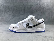 D1or x Nike SB Dunk Low Pro Wolf Grey/White-Sail BQ6817 002 - 3
