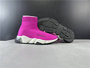 Ba1enc1age Speed Trainer Clear Sole Fuchsia White 360-517319W07U01911 - 1