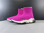 Ba1enc1age Speed Trainer Clear Sole Fuchsia White 360-517319W07U01911 - 4