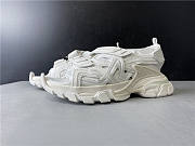 Ba1enc1age Wmns Track Sandal Triple White 617543W2CC19000 - 4