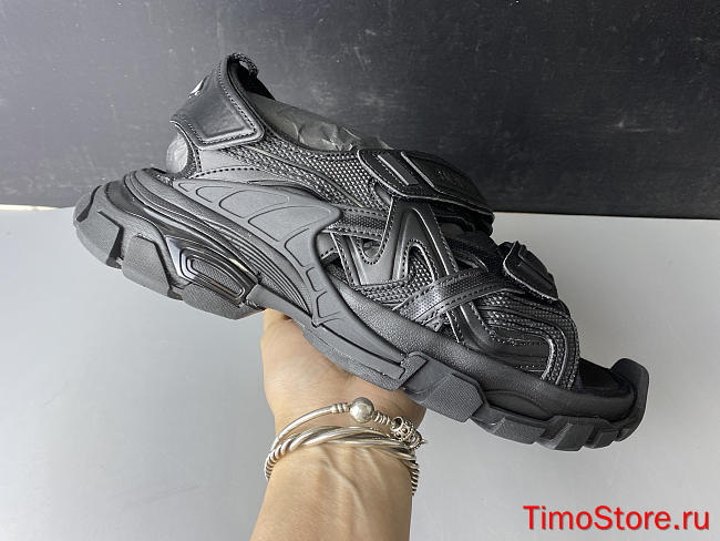 Ba1enc1age Track Sandal Black - 1