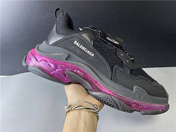 Ba1enc1age Triple S Clear Sole Neon Pink 541624W09O10829