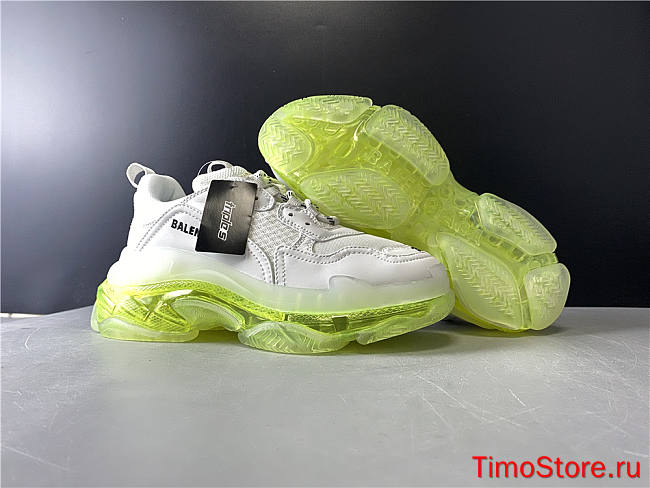Ba1enc1age Triple S Clear Sole White Fluo Yellow 544351W09O10828 - 1
