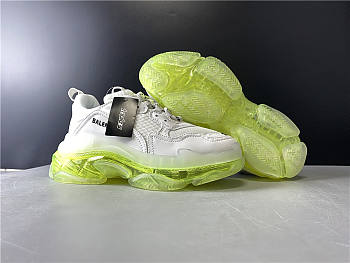 Ba1enc1age Triple S Clear Sole White Fluo Yellow 544351W09O10828