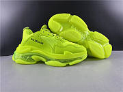 Ba1enc1age Triple S Clear Sole Fluo Yellow 541624W2FF13720 - 2
