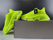 Ba1enc1age Triple S Clear Sole Fluo Yellow 541624W2FF13720 - 3
