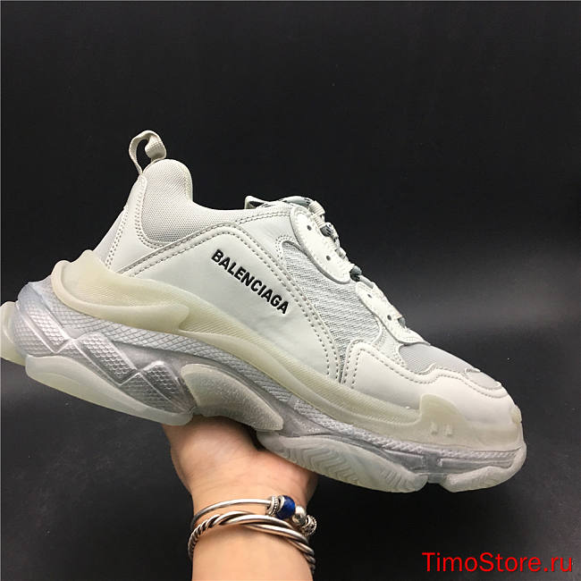 Ba1enc1age Triple S Clear Sole Grey 541624W09O11705 - 1