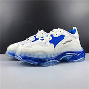 Ba1enc1age Triple S Clear Sole White Blue 541624W09E11772 - 2