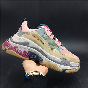 Ba1enc1age Triple S Grey Pink 490672W09O51036