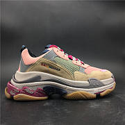 Ba1enc1age Triple S Grey Pink 490672W09O51036 - 2