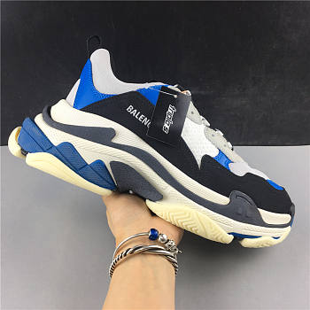 Ba1enc1age Triple S Black Grey Blue 541624W06E27080