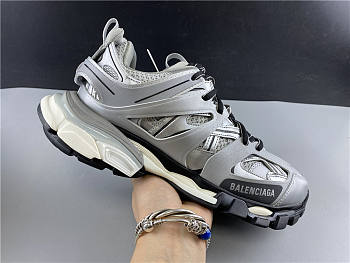 Ba1enc1age Track Trainers Grey White 542023W1GB11119