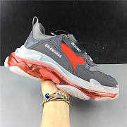 Ba1enc1age Triple S Clear Sole Grey Red 541624W09ON1291 - 1