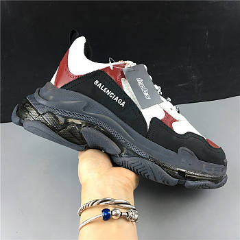 Ba1enc1age Triple S Clear Sole Black Brown Red 541624W09O12268