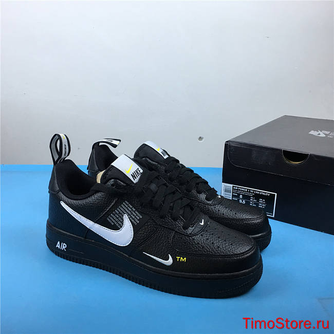 Nike Air Force 1 Low Utility Black White AJ7747-001 - 1