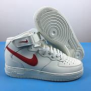 Nike Air Force 1 Mid Sail University Red 315123-126 - 5