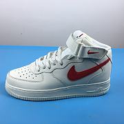 Nike Air Force 1 Mid Sail University Red 315123-126 - 4