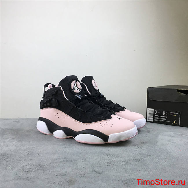 Nike Air​ Jordan 6 Rings Black Pink Foam 323399-006 - 1